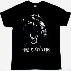 THE DISTILLERS SNARL TEE NEW BLACK T SHIRT