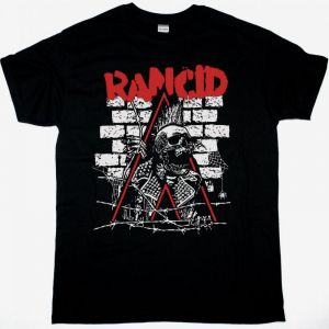 RANCID CRUST SKELE TIM BREAKOUT NEW BLACK T SHIRT