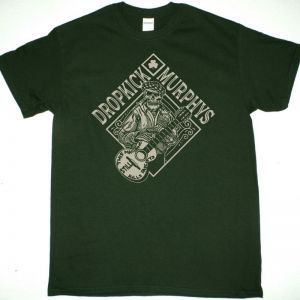 DROPKICK MURPHYS SKELLY COUSIN NEW FOREST GREEN T SHIRT