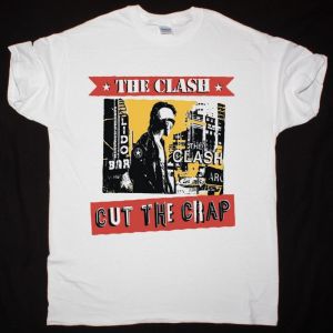 THE CLASH CUT THE CRAP NEW WHITE T-SHIRT