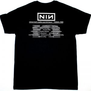 NINE INCH NAILS SELF DESTRUCT TOUR NEW BLACK T-SHIRT