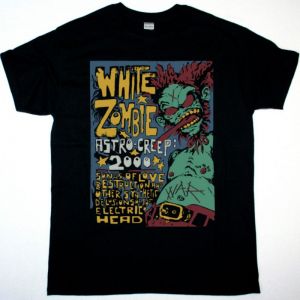 WHITE ZOMBIE ASTRO CREEP 2000 NEW BLACK T SHIRT