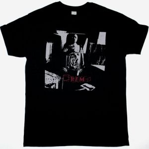 R.E.M. SHIRT NEW BLACK T-SHIRT