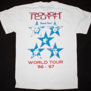 ROUGH CUTT WANTS YOU  '86 NEW WHITE TSHIRT