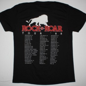 WHITE LION PRIDE ROCK N ROAR TOUR 88 NEW BLACK TSHIRT