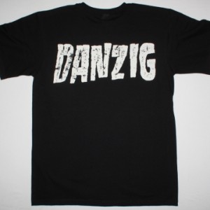 DANZIG SKULL LOGO NEW BLACK T-SHIRT