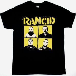 RANCID TOMORROW NEVER COMES  NEW BLACK T SHIRT
