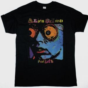ALIEN SEX FIEND ACID BATH NEW BLACK TSHIRT