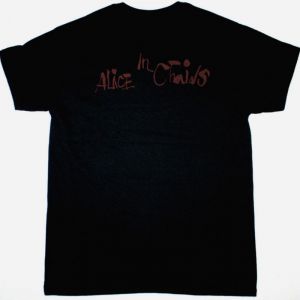 ALICE IN CHAINS BAND NEW BLACK T SHIRT