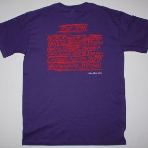 DEEP PURPLE PURPENDICULAR TOUR NEW PURPLE T-SHIRT