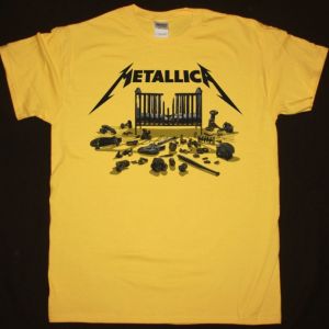 METALLICA 72 SEASONS NEW YELLOW T-SHIRT