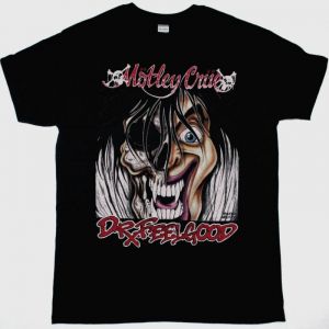 MOTLEY CRUE DR FEELGOOD TOUR NEW BLACK T-SHIRT