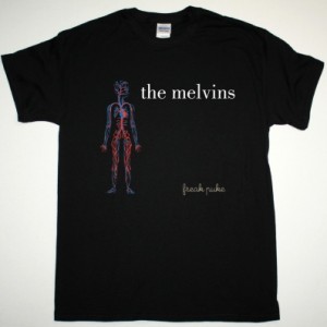 MELVINS FREAK PUKE 2012 NEW BLACK T-SHIRT