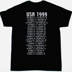 MERCYFUL FATE TOUR 99 NEW BLACK T-SHIRT