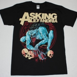ASKING ALEXANDRIA GARGOYLE  NEW BLACK T-SHIRT