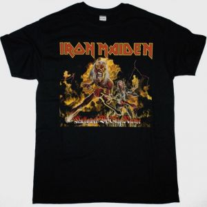 IRON MAIDEN HALLOWED BE THY NAME NEW BLACK T-SHIRT