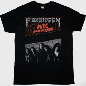 FORBIDDEN RAW EVIL NEW BLACK T-SHIRT