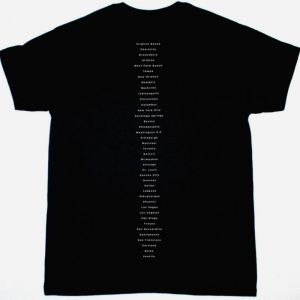 PEARL JAM BINAURAL TOUR NEW BLACK T-SHIRT