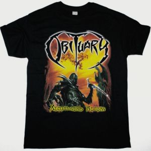 OBITUARY XECUTIONER'S RETURN NEW BLACK T-SHIRT