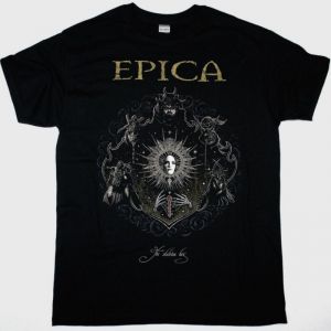 EPICA SKELETON KEY NEW BLACK T-SHIRT