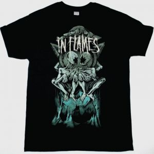 IN FLAMES ENTER TRAGEDY NEW BLACK T-SHIRT