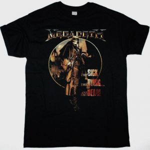 MEGADETH THE SICK THE DYING AND THE DEAD NEW BLACK T-SHIRT