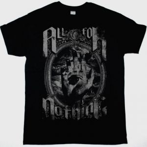 ALL FOR NOTHING EYE SHIRT NEW BLACK T-SHIRT