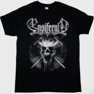ENSIFERUM SKULL NEW BLACK T-SHIRT