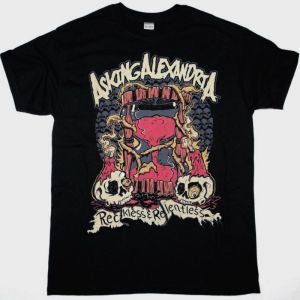 ASKING ALEXANDRIA RECKLESS RELENTLESS NEW BLACK T-SHIRT