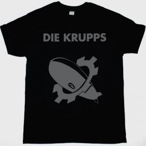 DIE KRUPPS BURNING RING LOGO NEW BLACK T-SHIRT