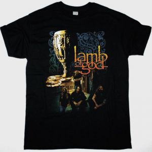 LAMB OF GOD SACRAMENT BAND NEW BLACK T-SHIRT