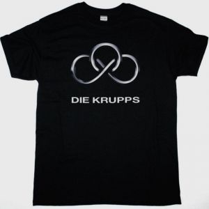 DIE KRUPPS LOGO NEW BLACK T-SHIRT