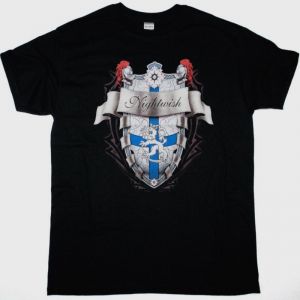 NIGHTWISH SHIELD NEW BLACK T-SHIRT