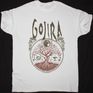 GOJIRA TREE OF LIFE NEW WHITE T SHIRT