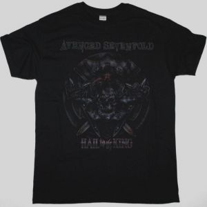 AVENGED SEVENFOLD BATTLE ARMOUR NEW BLACK T-SHIRT