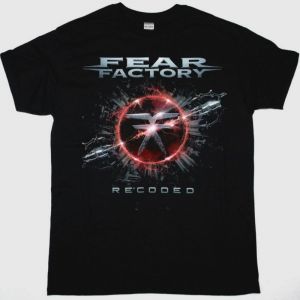 FEAR FACTORY RECORDED NEW BLACK T-SHIRT