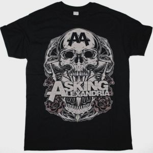ASKING ALEXANDRIA BLACK SHADOW NEW BLACK T-SHIRT