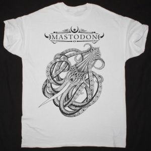 MASTODON KRAKEN NEW WHITE T-SHIRT
