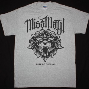 MISS MAY I RISE OF THE LION NEW SPORTS GREY T-SHIRT