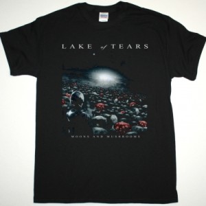 LAKE OF TEARS MOONS AND MUSHROOMS NEW BLACK T-SHIRT