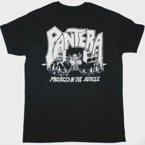 PANTERA PROJECTS IN THE JUNGLE NEW BLACK T-SHIRT
