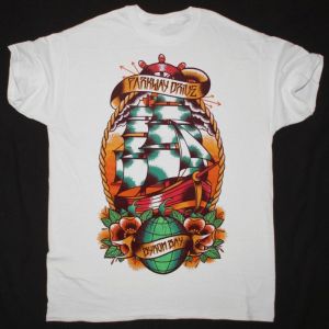 PARKWAY DRIVE BYRON BAY NEW WHITE T-SHIRT