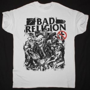 BAD RELIGION MOSH PIT NEW WHITE T SHIRT