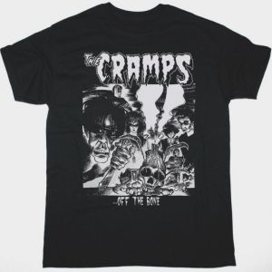 THE CRAMPS OFF THE BONE NEW BLACK T SHIRT