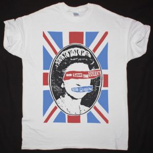 SEX PISTOLS GOD SAVE THE QUEEN NEW WHITE T SHIRT