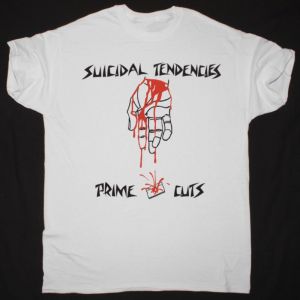 SUICIDAL TENDENCIES PRIME CUTS NEW white T-SHIRT