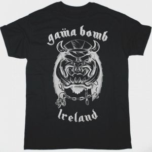 GAMA BOMB SNOWY WARPIG NEW BLACK T-SHIRT