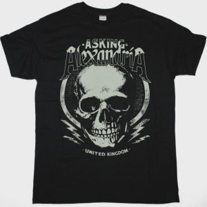 ASKING ALEXANDRIA UNITED KINGDOM NEW BLACK T-SHIRT