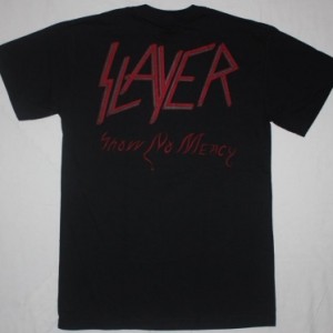 SLAYER SHOW NO MERCY'83  NEW BLACK T-SHIRT