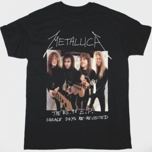 METALLICA THE 5,98 EP GARAGE DAYS RE-REVISITED NEW BLACK T-SHIRT